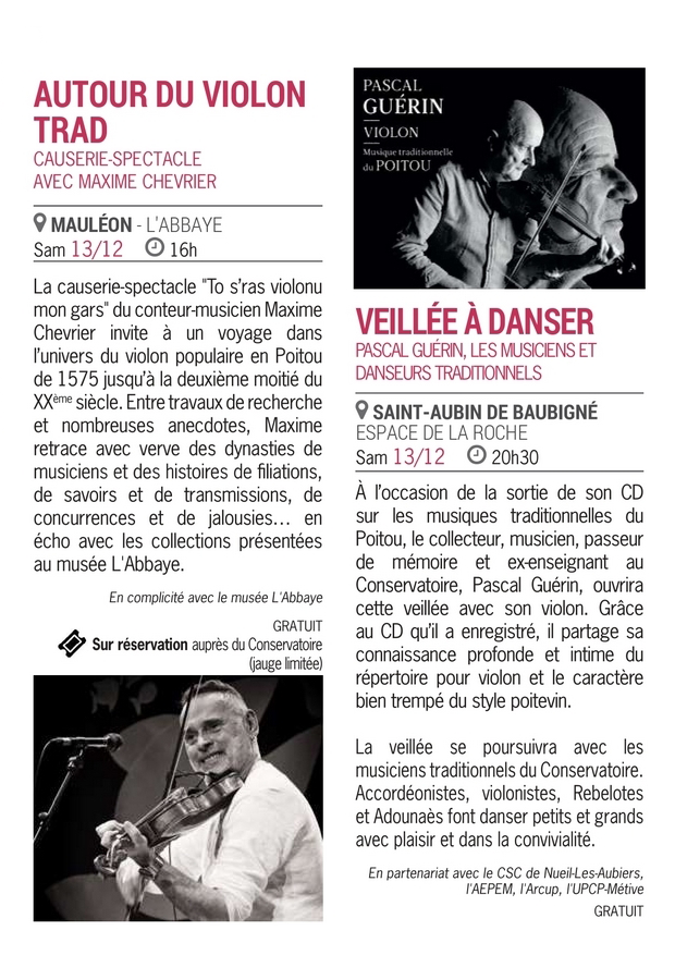 Autour du violon trad